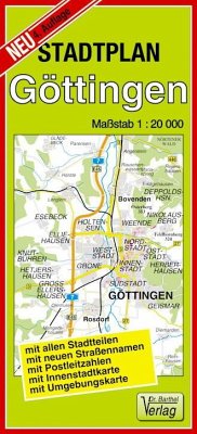 Doktor Barthel Stadtplan Göttingen von Barthel